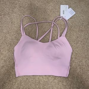 Lululemon Pink Peony Like a Cloud Line-Long Bra B/C Size 2